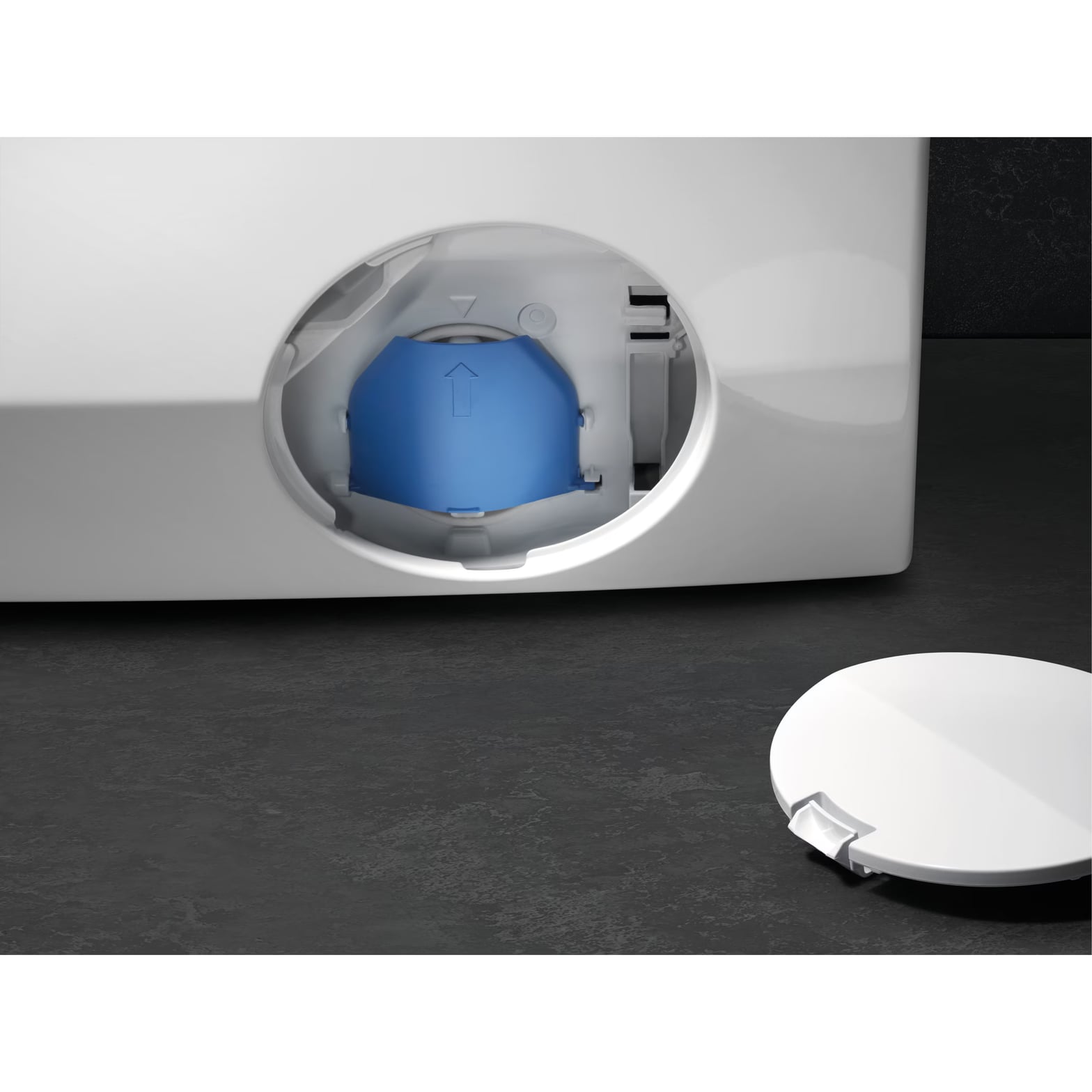 Capteur ProSense AEG bleu, composant de pesée du linge intégré au lave-linge