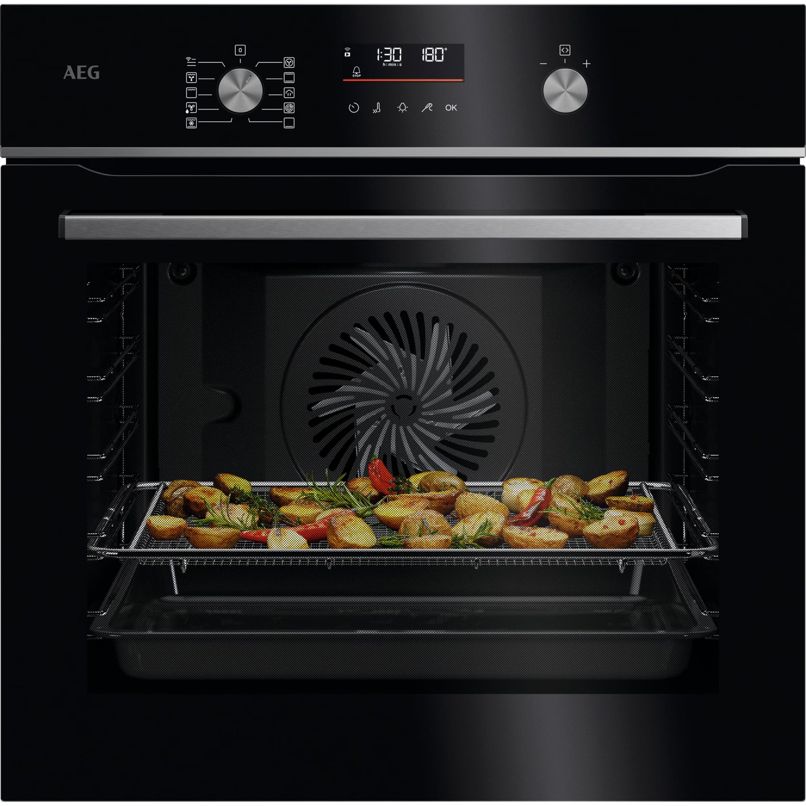 Four encastrable AEG Pyrolyse 6000 SenseCook avec SoftMotion™