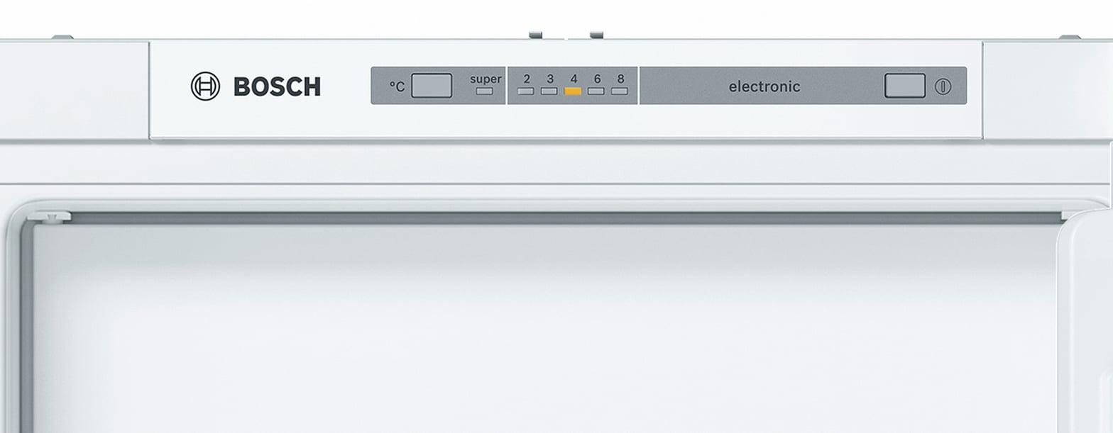 Bandeau de commandes Bosch FreshSense avec sélecteur de température en degrés Celsius