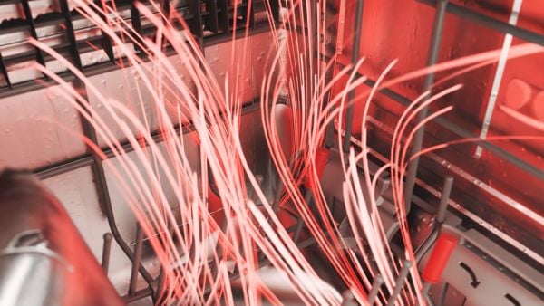 PerfectDry Bosch Zeolith 3D Air Flow filaments rouges chaleur cuve lave-vaisselle