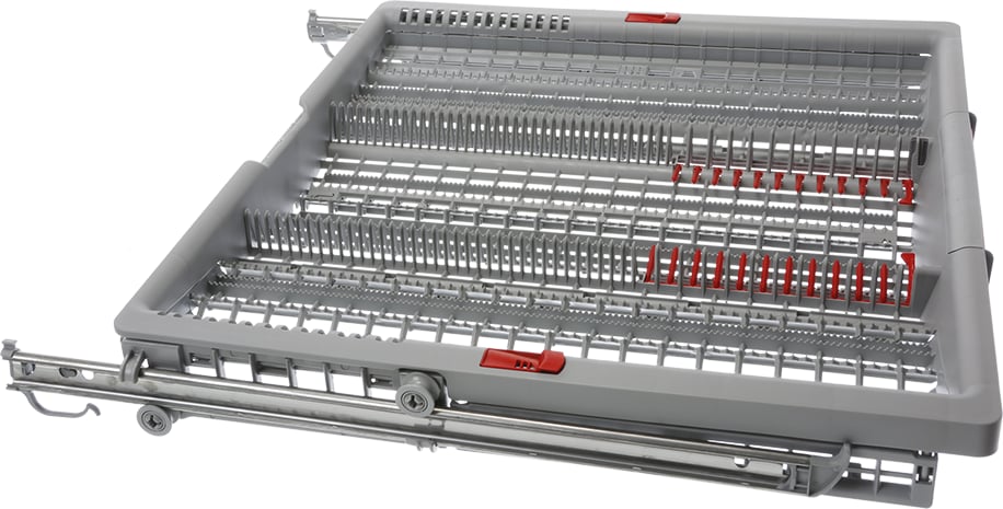 Tiroir VarioDrawer Pro Bosch vue de dessus avec rails coulissants