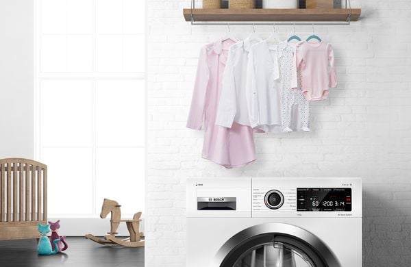 Lave-linge Bosch VarioDrum pour vêtements bébé délicats