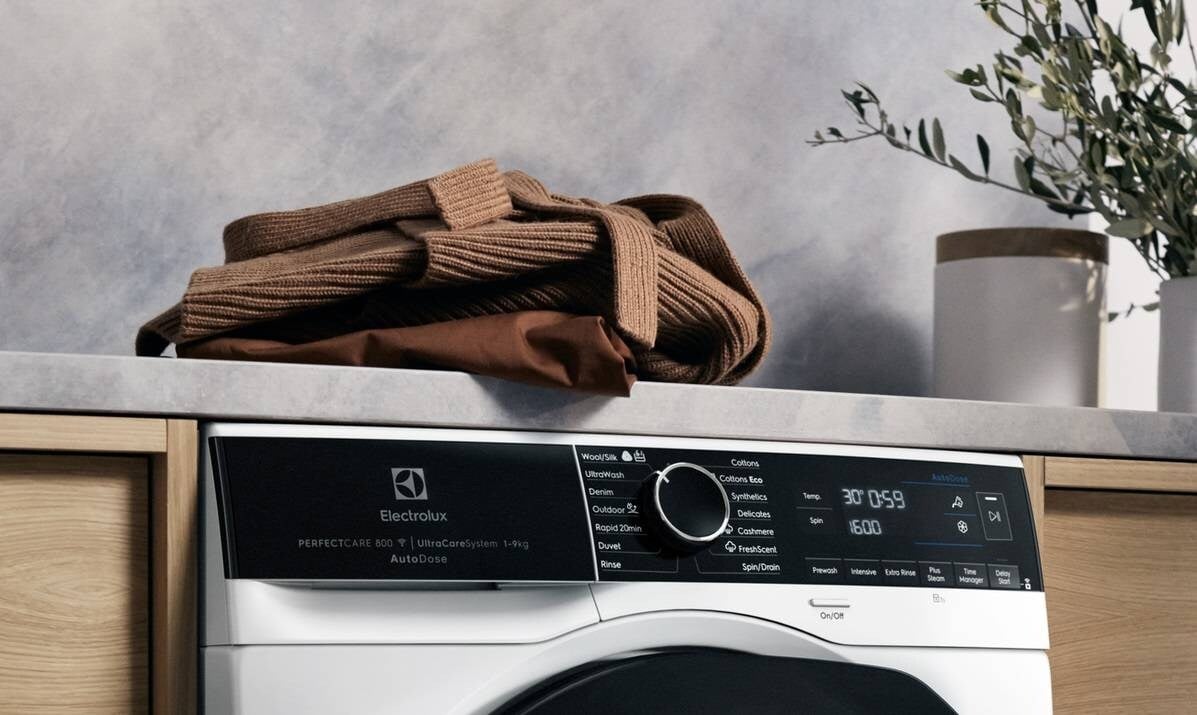 Bandeau de commandes sèche-linge Electrolux PerfectCare 800 avec programmes Wool Silk Outdoor Cashmere