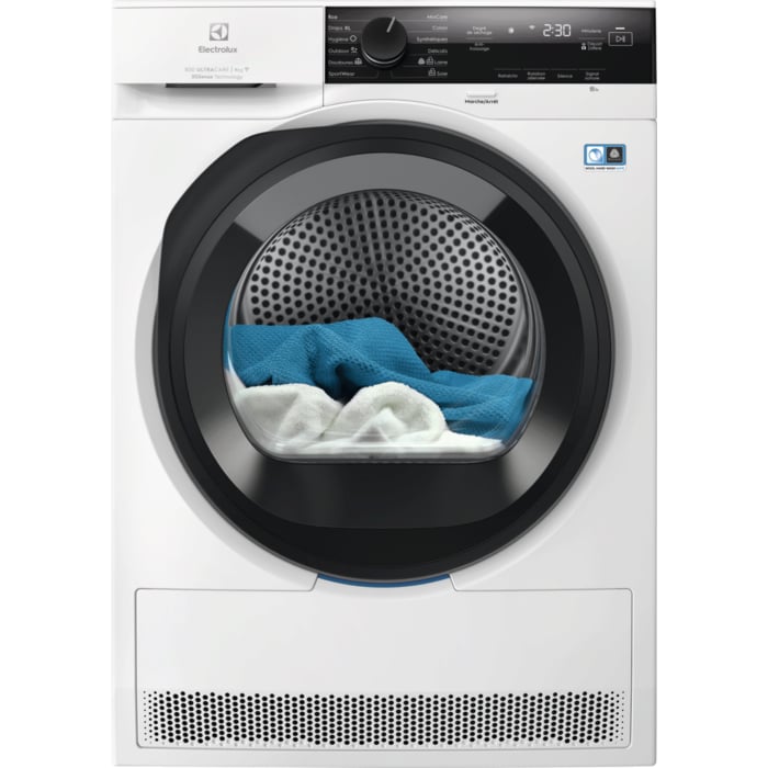 Sèche-linge Electrolux UltraCare 800 9SenseTechnology avec certification Woolmark