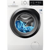 Lave-linge Electrolux équipé du distributeur DuoDose à double compartiment.