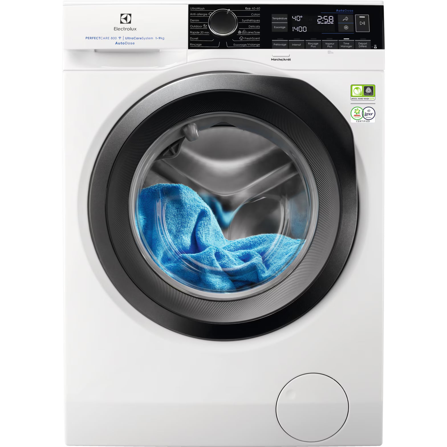 Lave-linge Electrolux PerfectCare 800 9kg avec moteur Eco Inverter durable