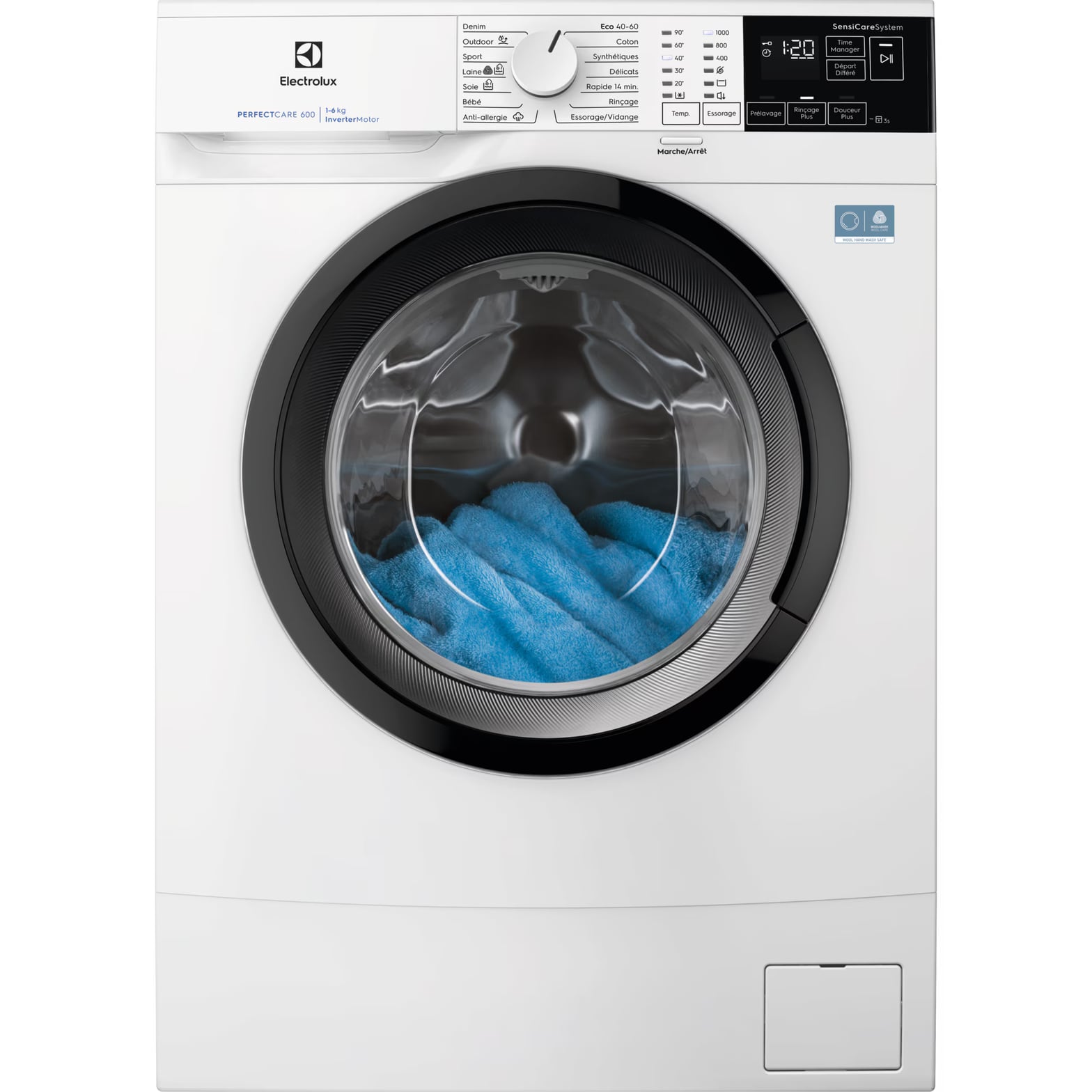 Lave-linge compact Electrolux PerfectCare Slim 6kg avec moteur Eco Inverter
