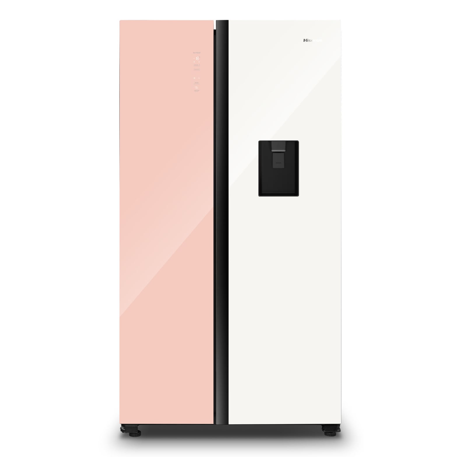 Réfrigérateur HISENSE H670DP-WD side-by-side rose et blanc Multi Air Flow