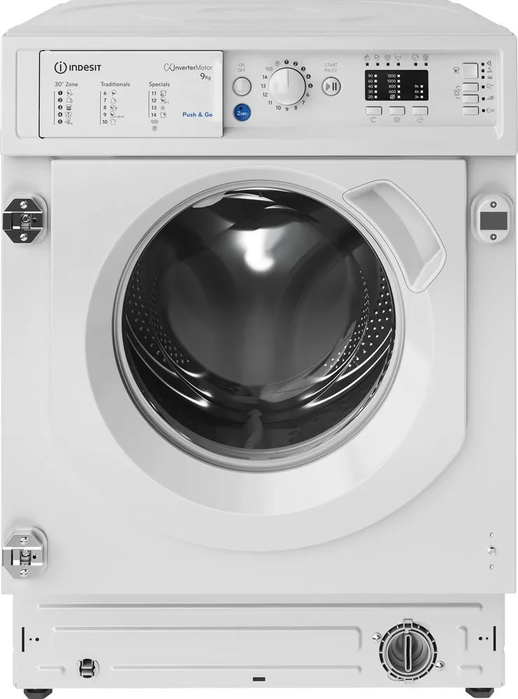 Lave-linge encastrable Indesit BI WMIL 9146 FR avec programme Auto-Clean dans les cycles Specials