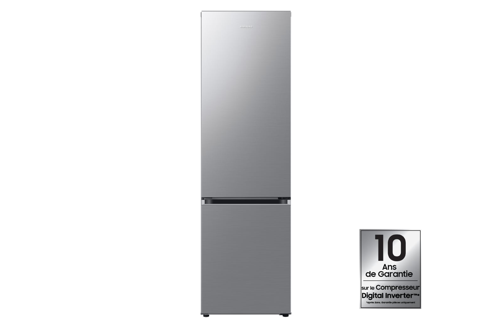 Réfrigérateur combiné Samsung Platinum Inox équipé de la technologie All-Around Cooling