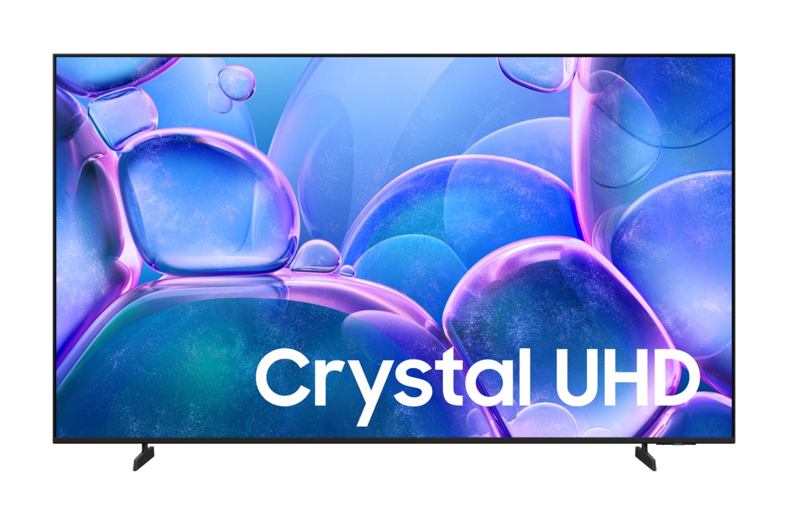 Téléviseur Samsung Crystal UHD U7900F propulsé par le Crystal Processor 4K avec branding Crystal UHD
