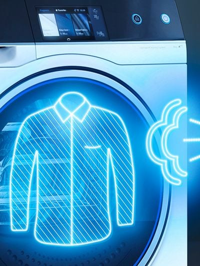 smartFinish Siemens iSensoric défroissage vapeur chemise néon