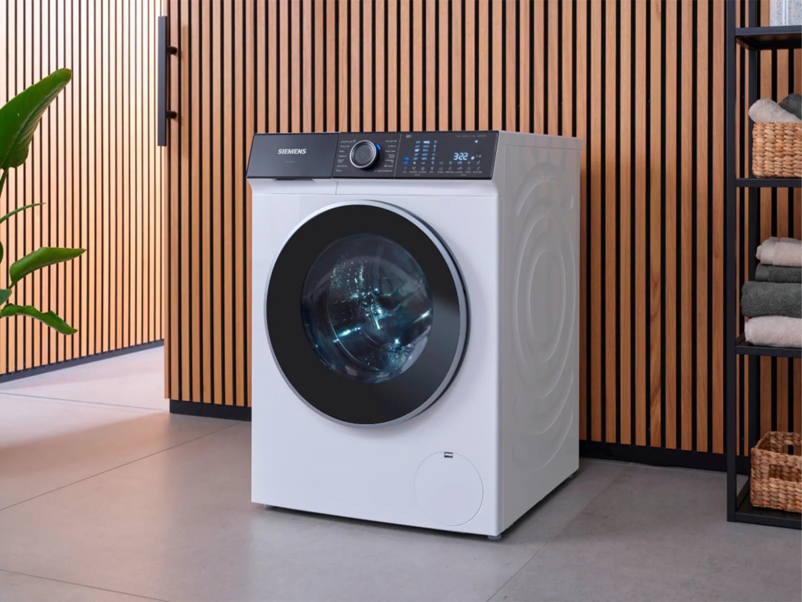 Lave-linge Siemens iQ500 varioPerfect en fonctionnement