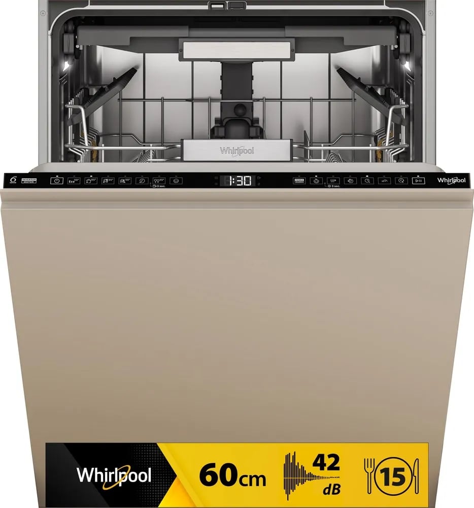 Lave-vaisselle Whirlpool encastrable MaxiSpace 60 cm 42 dB 15 couverts