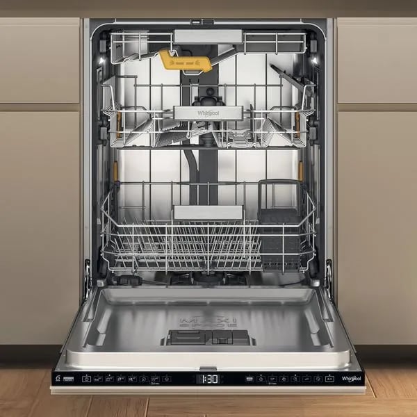 Lave-vaisselle Whirlpool MaxiSpace WH8IA15AM3TU0 cuve trois paniers inscription MAXISPACE
